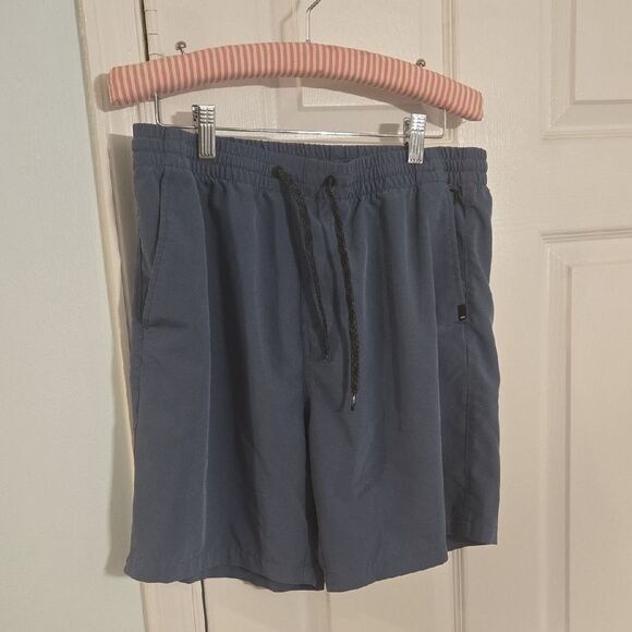 Men's Blue Casual Shorts - Picture 1 of 9